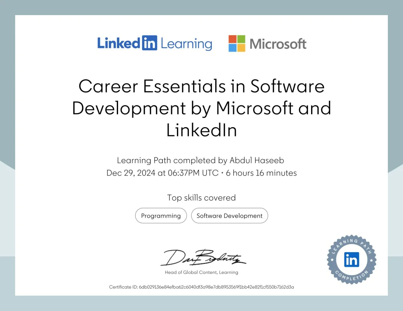 Software Development and Programming